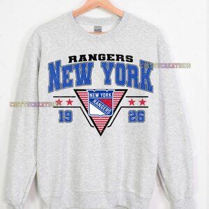 Vintage New York Rangers Sweatshirt New York Hockey shirt Hockey Mom Dad 1926